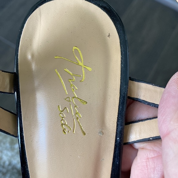 Thalia Sodi Black Sandals with Ankle Strap - Picture 9 of 15